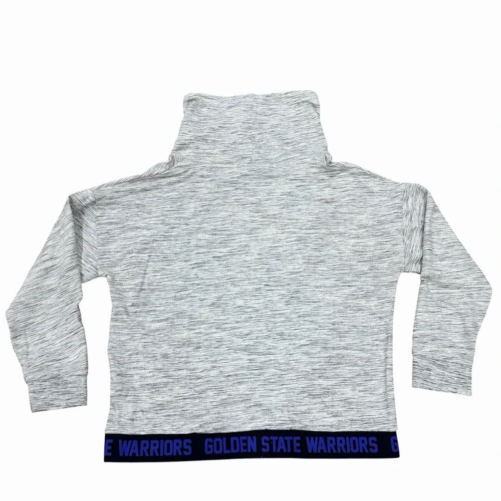NBA Golden State Warriors Pullover Sweatshirt Hoodie Gray Adult XL Distressed